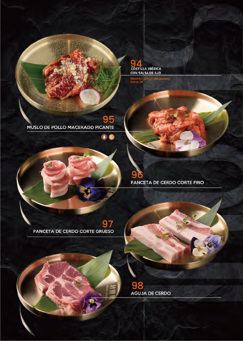 Menú Seoul Station, página 20